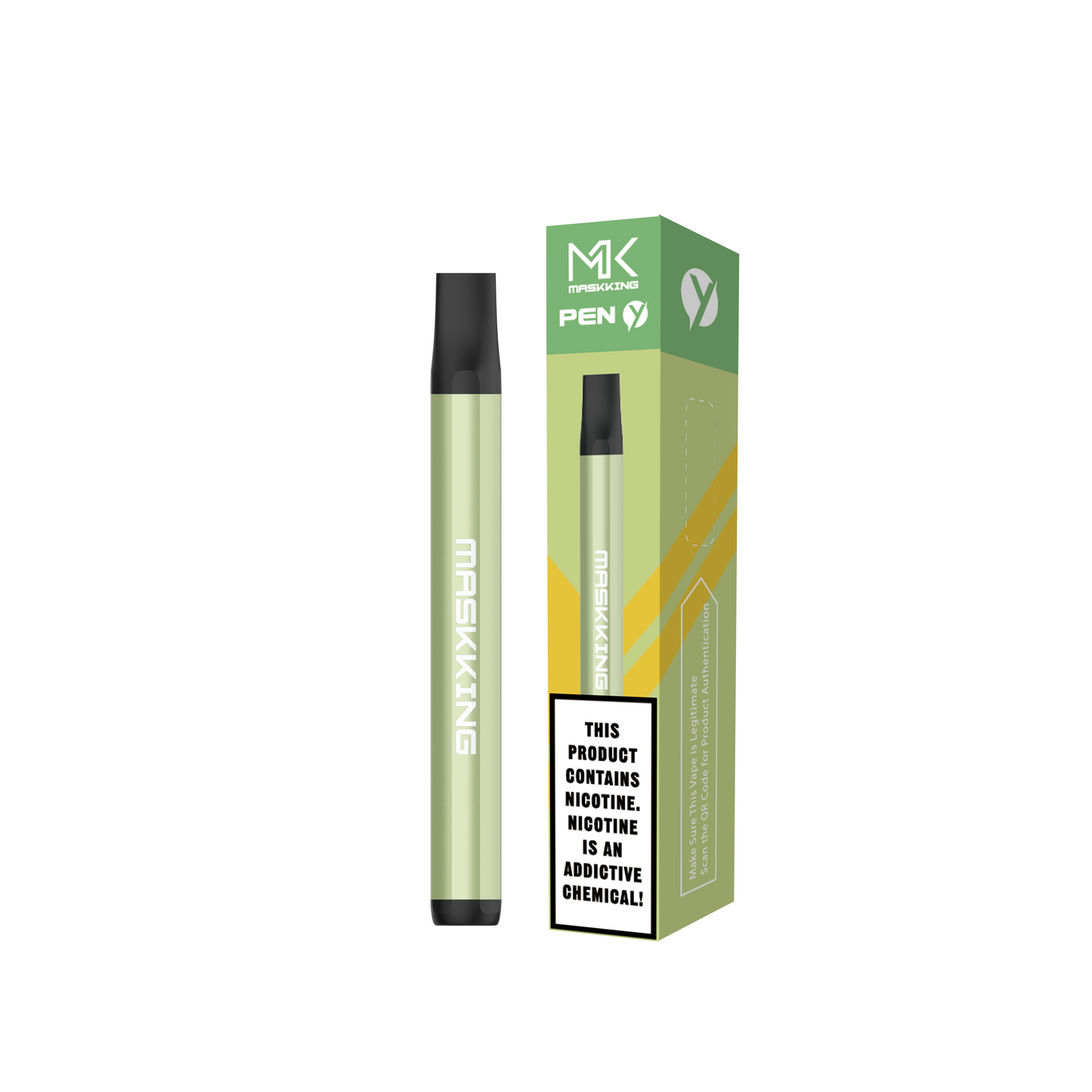 Maskking Pen Apple Strawberry Kiwi manzana fresa kiwi vapeador desechable 600 puffs 5% nicotina – compra en México