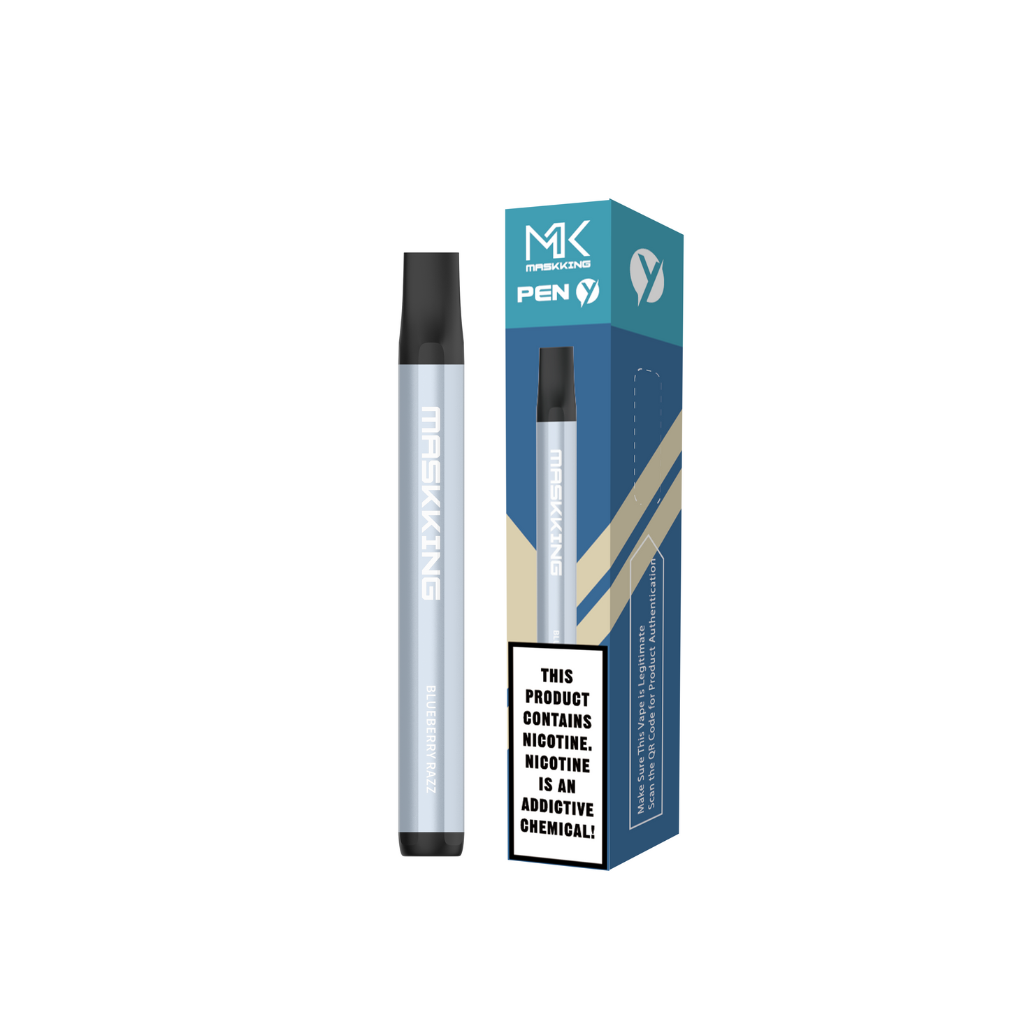 Maskking Pen Blueberry Razz arándano frambuesa vapeador desechable 600 puffs 5% nicotina – TiendasVM México
