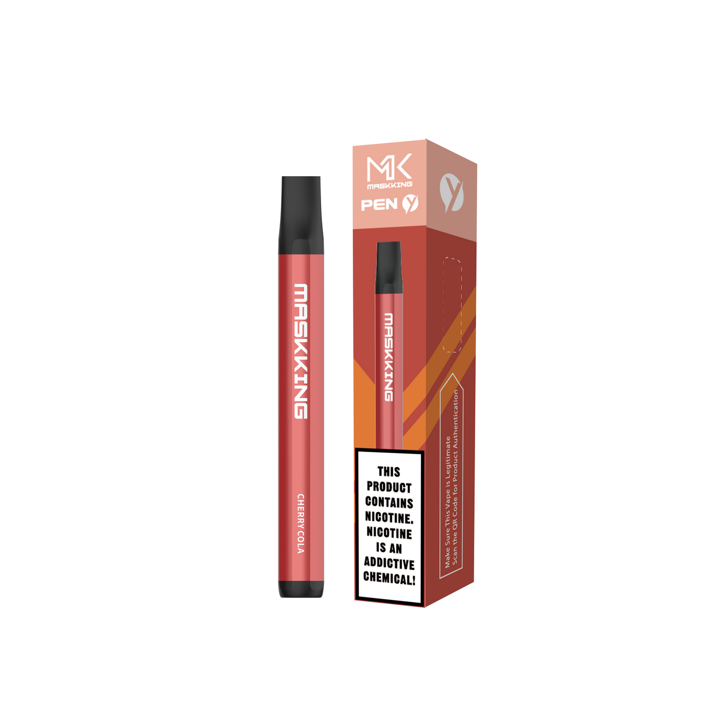 Maskking Pen Cherry Cola cereza cola vapeador desechable 600 puffs 5% nicotina ultra-delgado – TiendasVM México