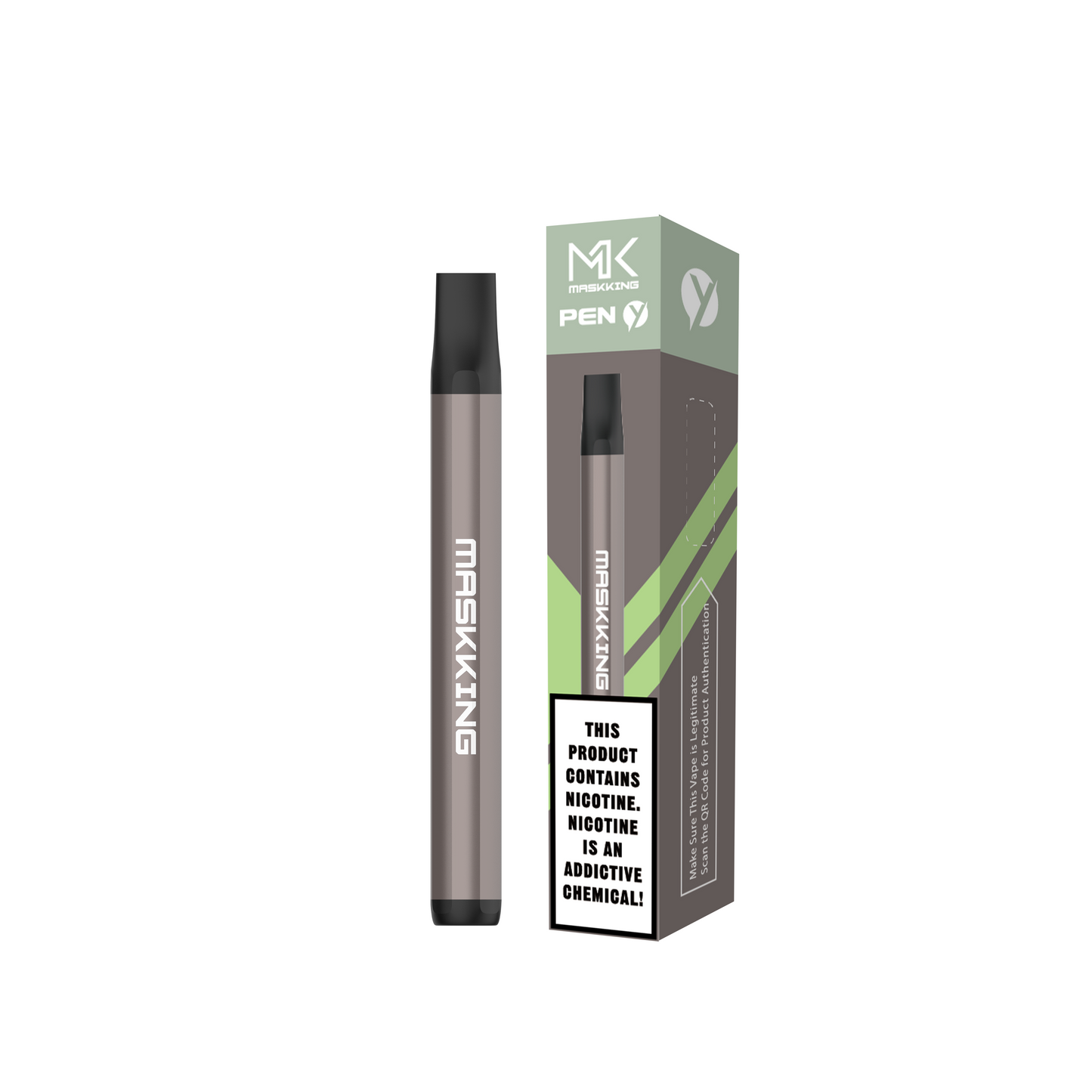 Maskking Pen Cream Tobacco tabaco cremoso vapeador desechable 600 puffs 5% nicotina – envío express CDMX