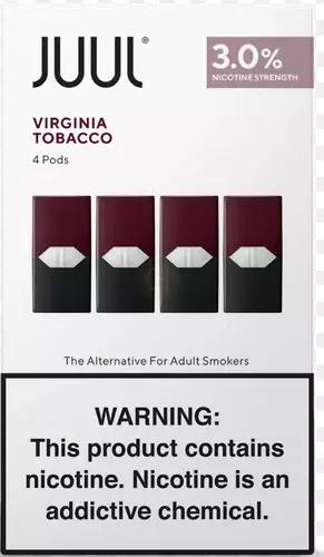 JUUL Virginia Tobacco Pods cartucho JUUL 3% sales de nicotina sabor tabaco virginia compatible con dispositivo JUUL comprar pods JUUL en CDMX envío express vapes a domicilio CDMX y Área Metropolitana