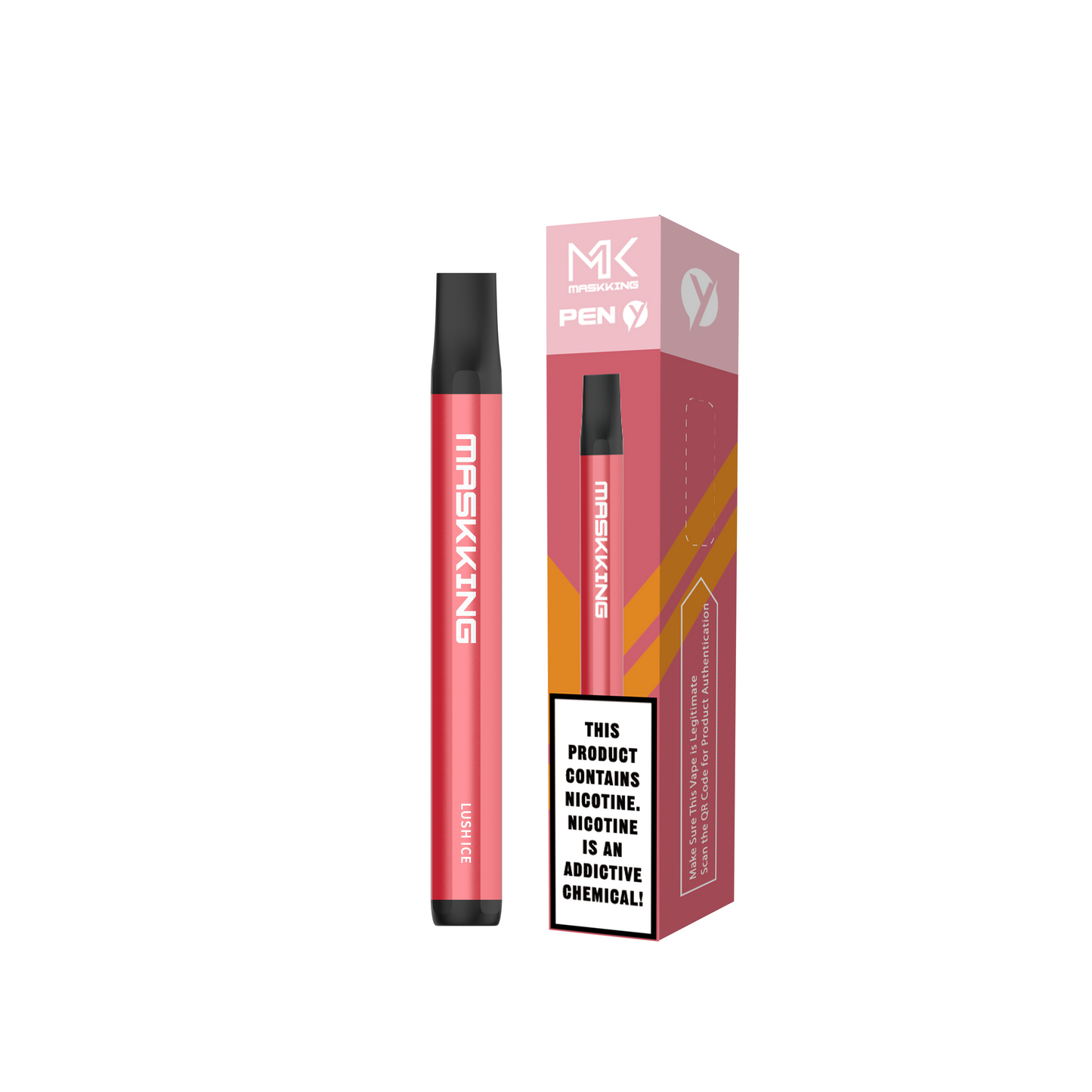 Maskking Pen Lush Ice sandía fría vapeador desechable 600 puffs 5% nicotina ultra-delgado – compra en México