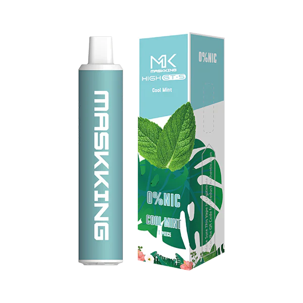 Maskking GTS Zero Cool Mint menta fría vapeador desechable 2,500 puffs sin nicotina – TiendasVM México