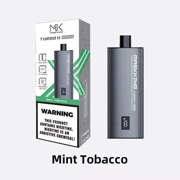 Compra el vape Maskking Turbo II original con los mejores sabores. Dispositivo desechable con gran duración y envío en México.