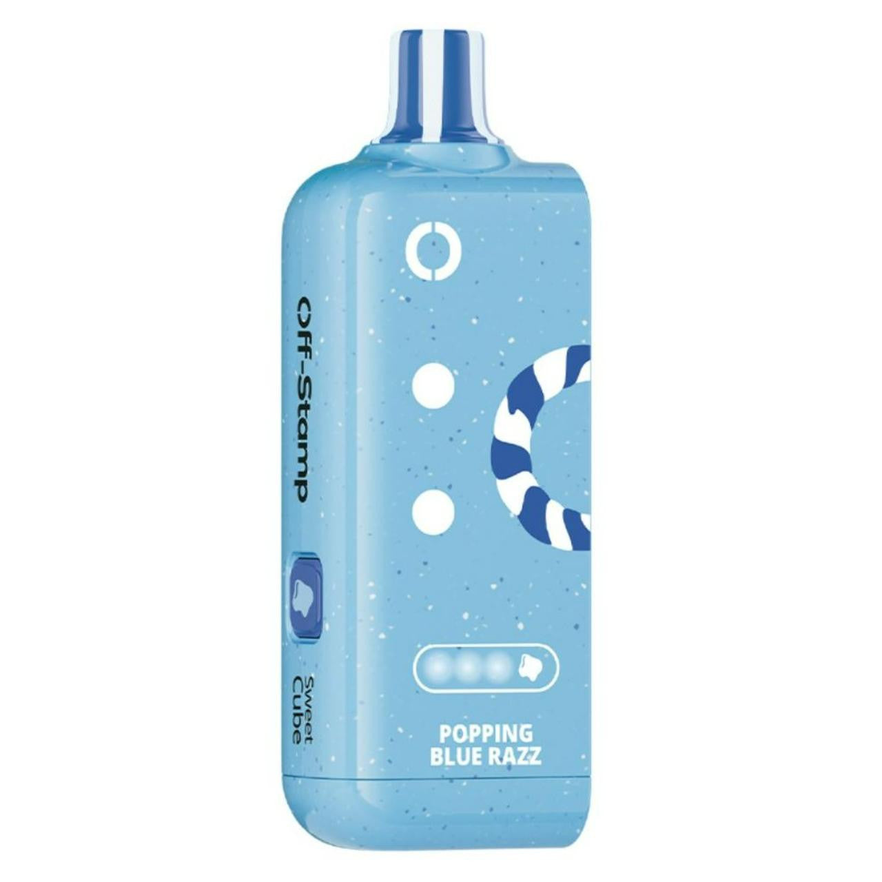 OS Off Stamp X-Cube Sweet Pod Popping Blue Razz cartucho vape pod 25K 25000 puffs con dulzura ajustable pantalla inteligente batería recargable 1100mAh y 3 modos de potencia sabor frambuesa azul envío express a domicilio en CDMX y Área Metropolitana