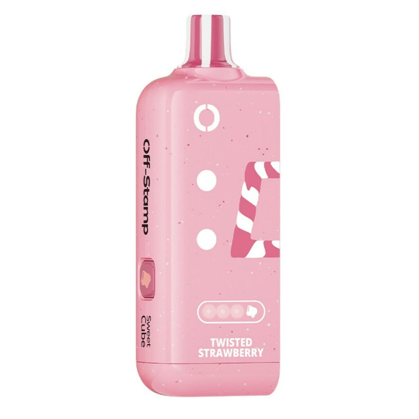 OS Off Stamp X-Cube Sweet Pod Twisted Strawberry cartucho vape pod 25K 25000 puffs con dulzura ajustable pantalla inteligente batería recargable 1100mAh y 3 modos de potencia sabor fresa envío express a domicilio en CDMX y Área Metropolitana