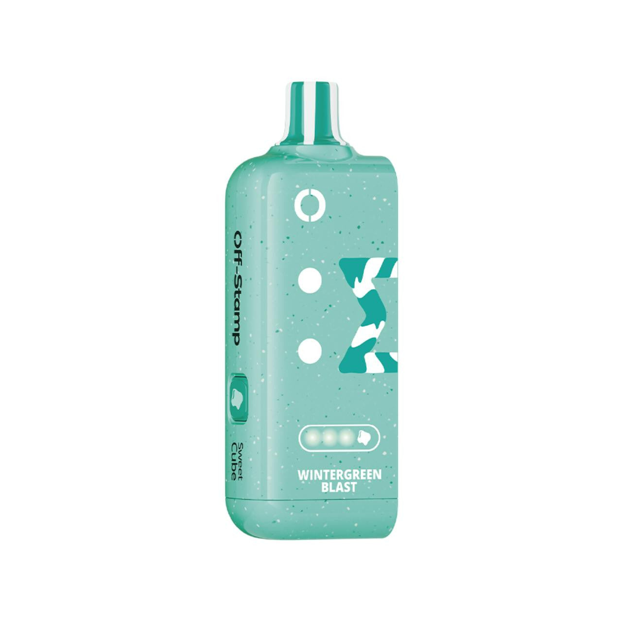 OS Off Stamp X-Cube Sweet Pod Wintergreen Blast cartucho vape pod 25K 25000 puffs con dulzura ajustable pantalla inteligente batería recargable 1100mAh y 3 modos de potencia sabor menta wintergreen envío express a domicilio en CDMX y Área Metropolitana