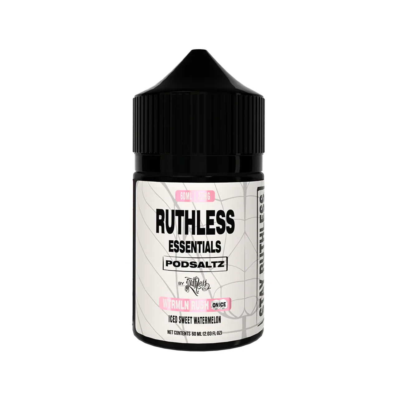 Ruthless Essentials Watermelon Lime Rush 60ml 50mg nicotine salt e liquid sabor sandía limón liquido para vape pods comprar en CDMX envío express Área Metropolitana