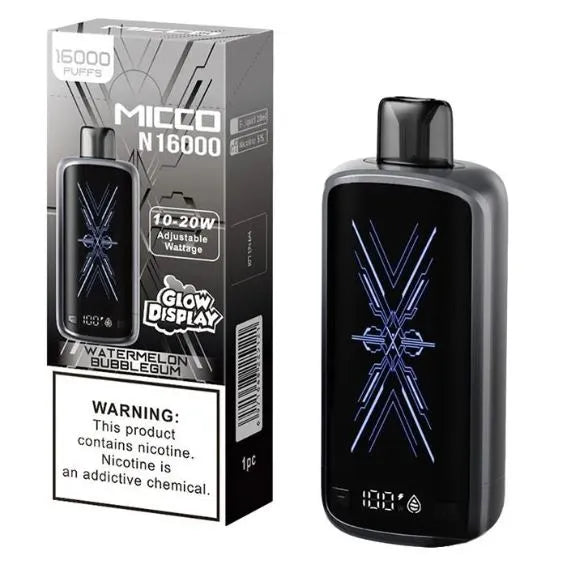 Micco N16 sabores disponibles vapeador desechable 16000 puffs airflow ajustable – entrega a domicilio CDMX TiendasVM